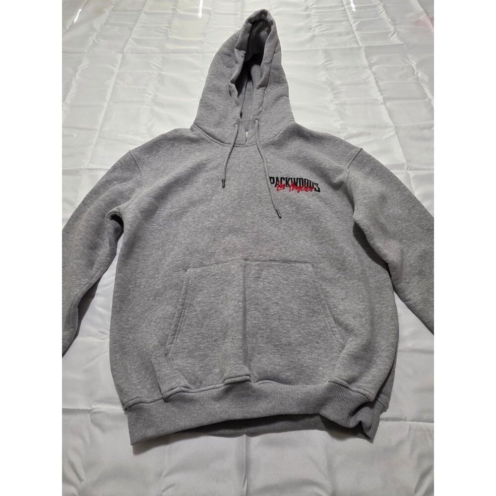 Packwoods Los Angeles We Roll Different Men’s Gray Pullover Hoodie Size Small